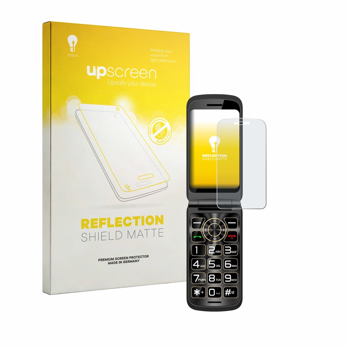 upscreen - Screenprotector voor Guwet G739 - Folie Beschermfolie anti glare matte