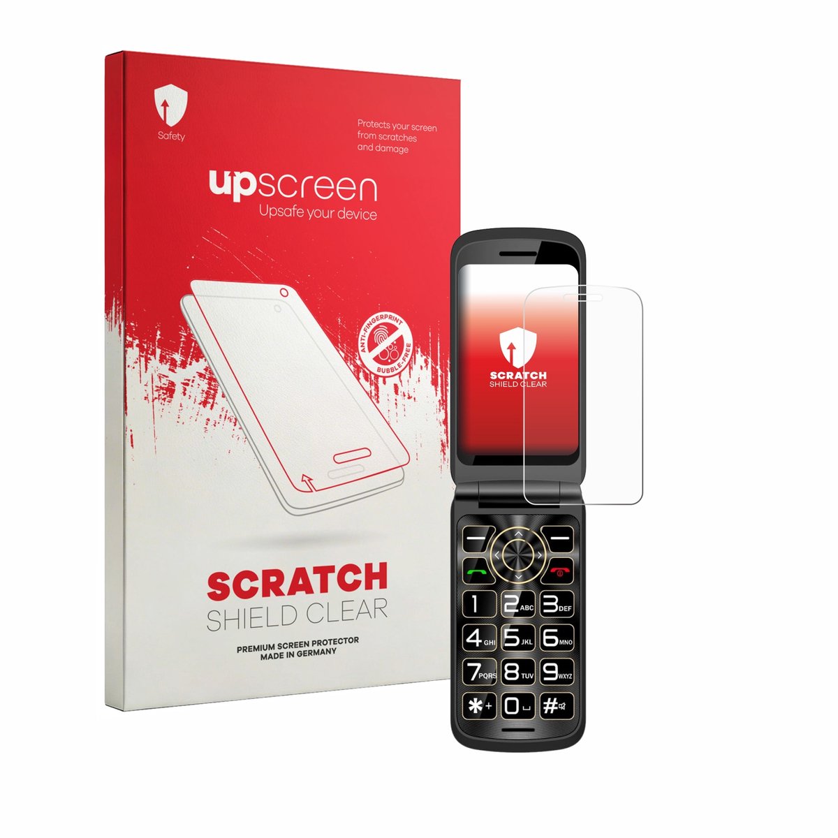 upscreen - Screenprotector voor Guwet G739 - Folie Beschermfolie transparant