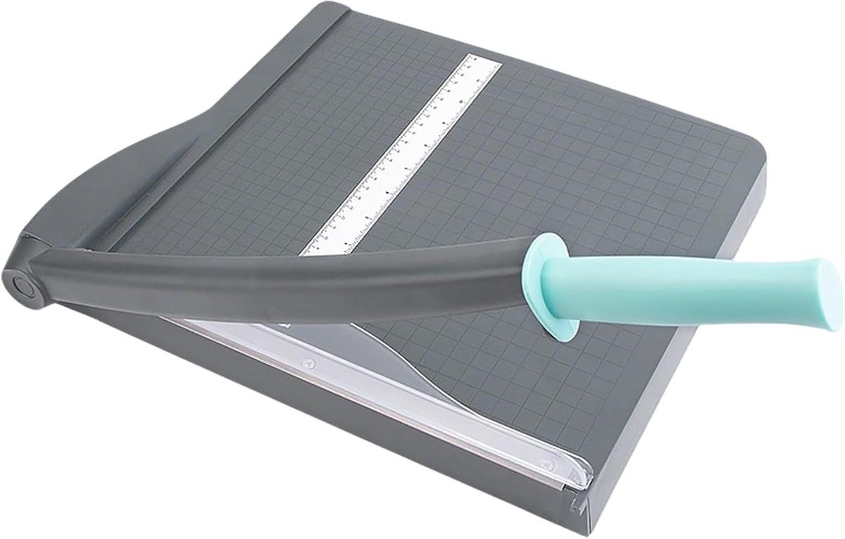 Papier Snijmachine - Rechte Snijder - Hobby en Kantoor - Compact en Draagbaar - A4 formaat - Zwart