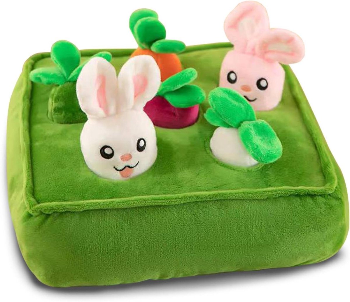 Honden Snuffelmat - Interactief voerpuzzel - Mentale stimulatie - Stimuleert reukvermogen - 28 cm - Meerkleurig
