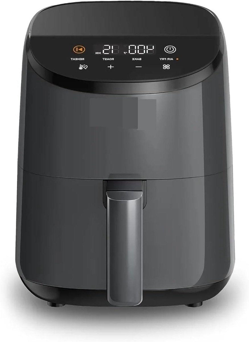 Mini Airfryer Oven - Heteluchtfriteuse Compact - Gezond Koken - Ruimtebesparend Ontwerp - 2.1 Liter - Grijs