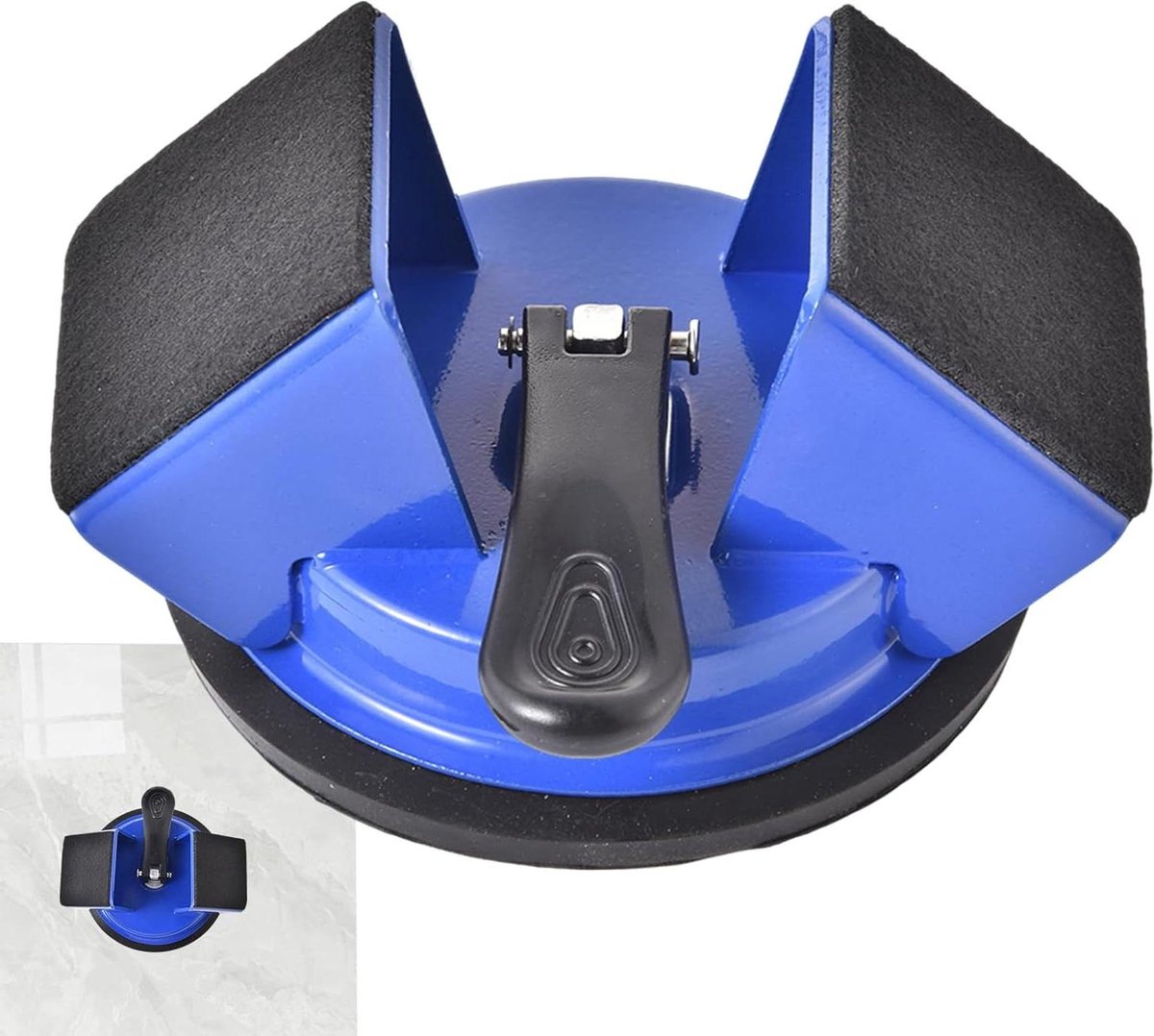 Vloer Reparatie Gereedschap - Laminaat Legger Tegel Fixeer - Vloeren Installeren - Dubbele Hoek Druk - 13 cm - Blauw
