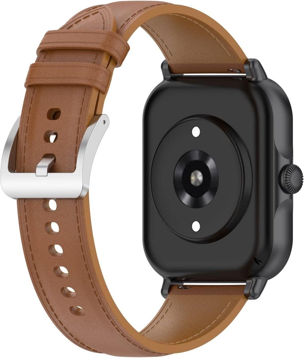 Garmin Forerunner 255 Band - Leren Horlogeband - Horloge Personaliseren - Vintage Stijl - 22mm - Bruin