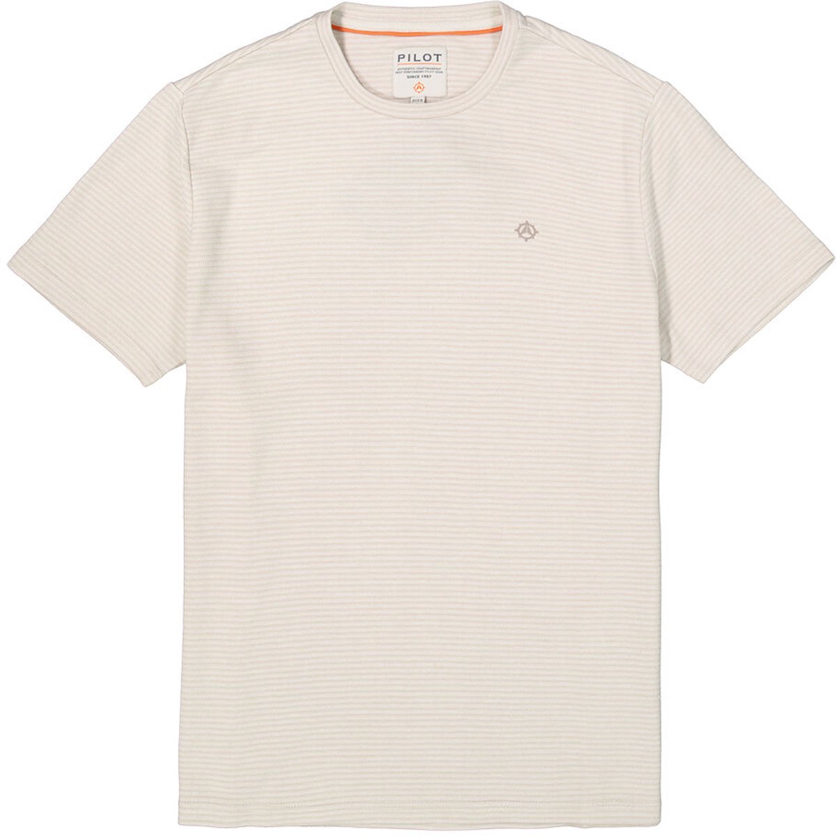 Pilot Heren T-shirt Bruin - Maat XXXL