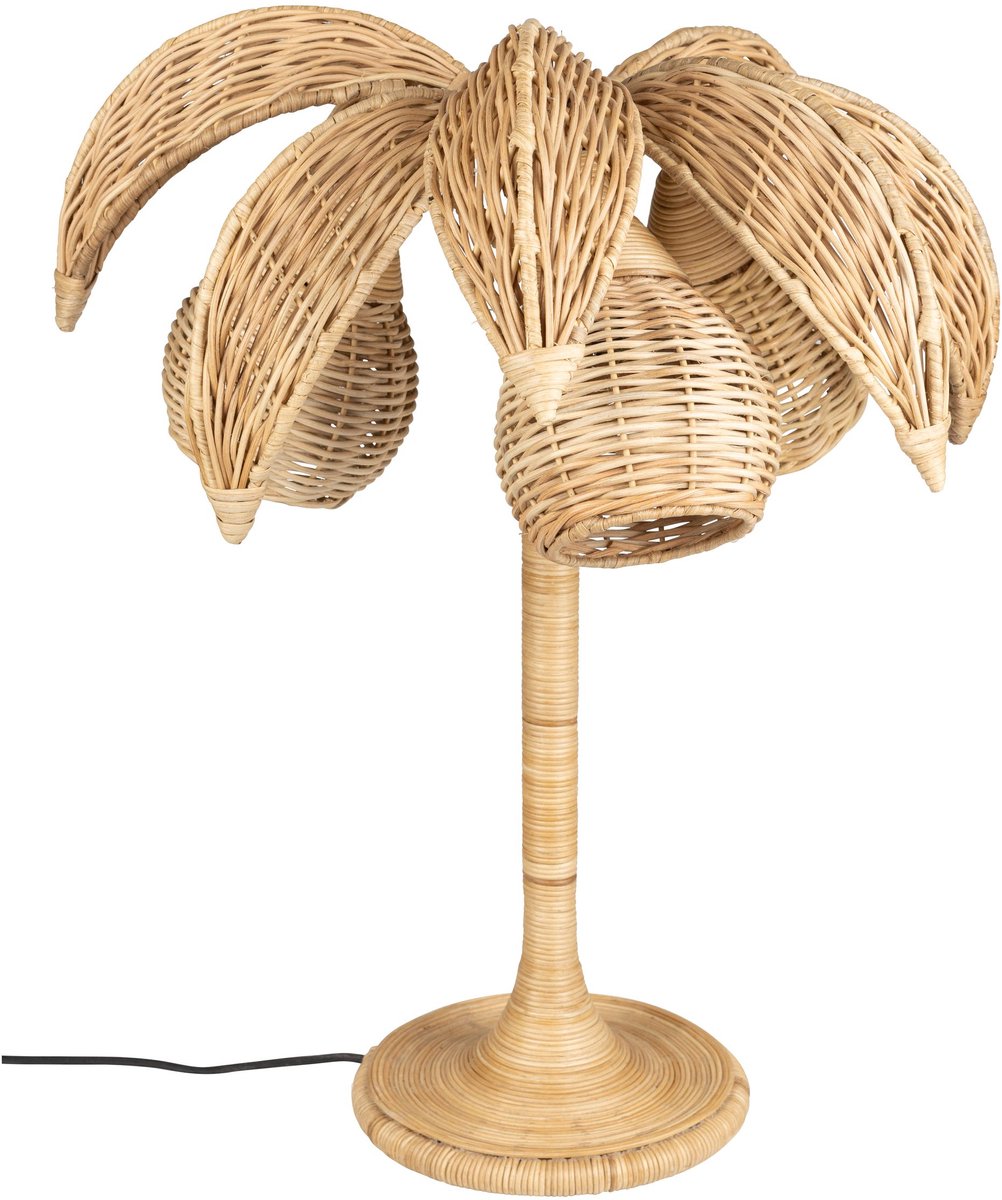 Dutchbone Palmtree Tafellamp Bruin