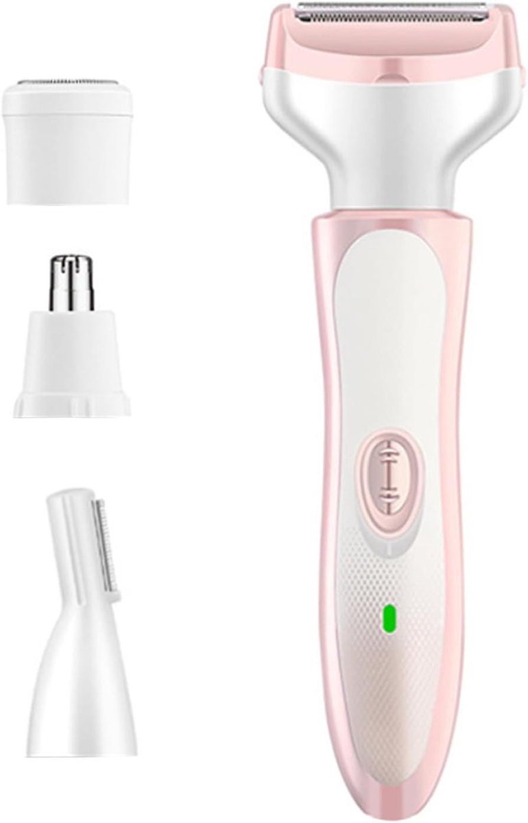 Tondeuse voor dames - Gezichtsverwijderaar - Persoonlijke verzorging - 4-in-1 functie - Type C opladen - Wit