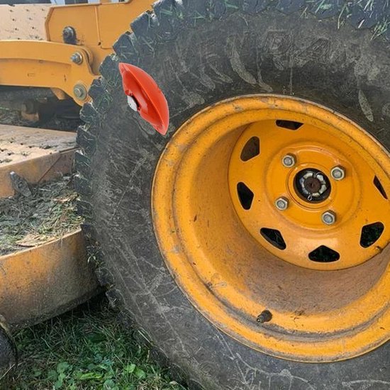 Bandenreparatieset - Bandengereedschap - Noodreparatie Banden - Repareert Scheuren Tot 1.5 Inch - Compact Formaat - Oranje — afbeelding 4