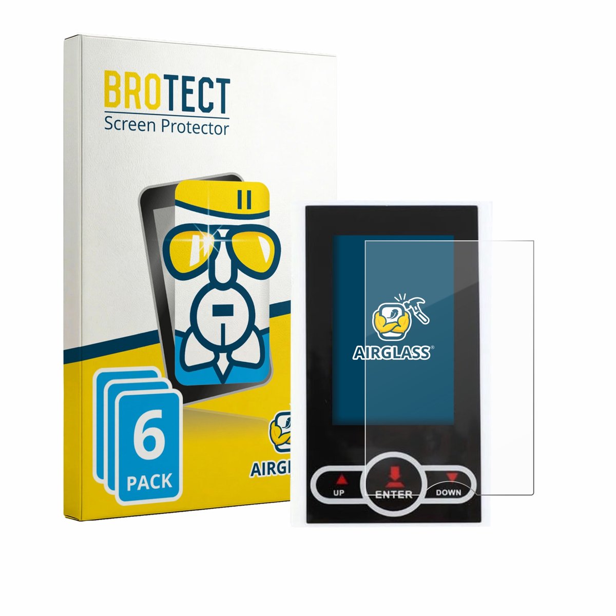 Screenprotector 6 Stuks voor QuivyLivy Speedometer Beschermglas transparant