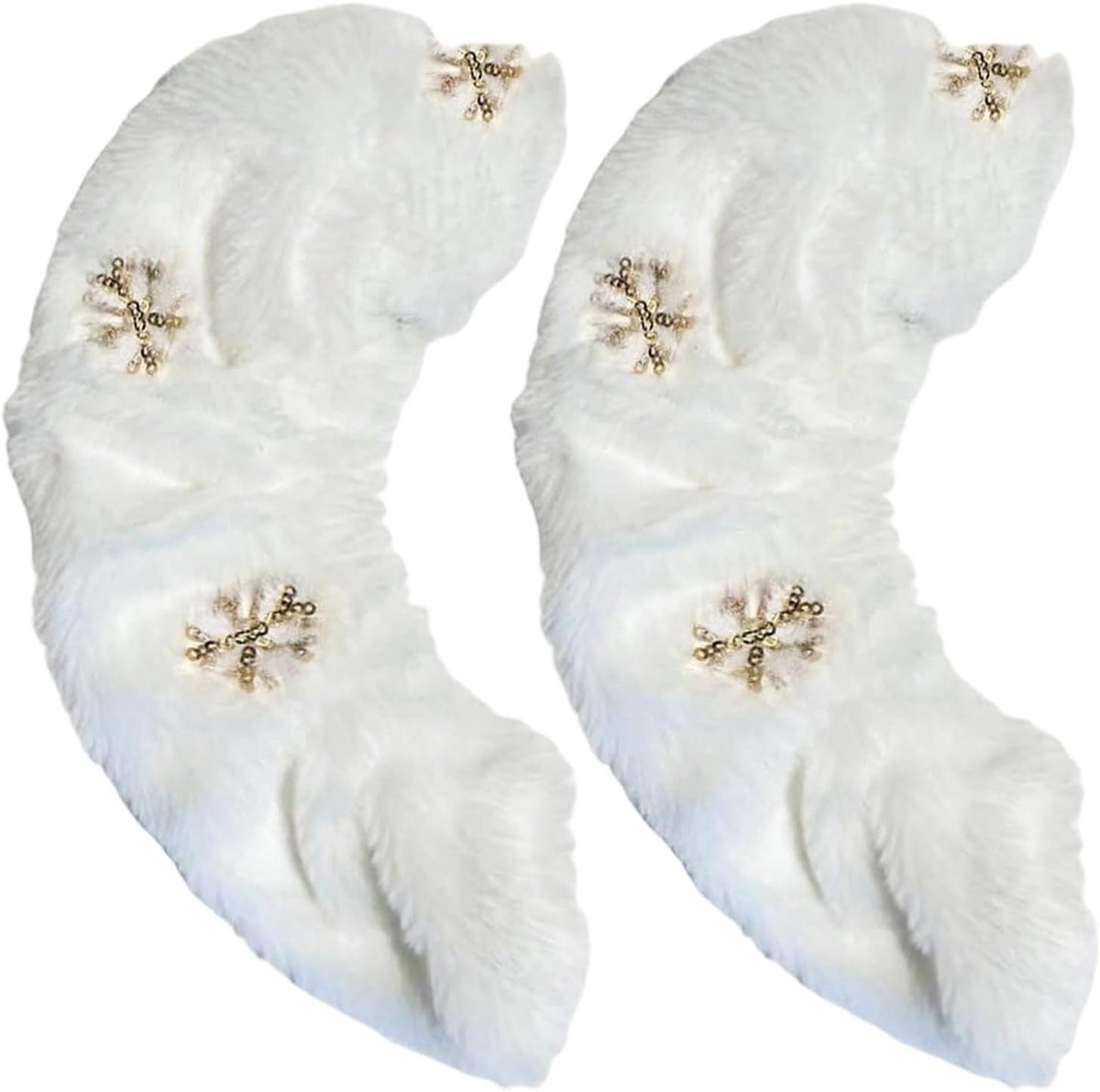 Schaats Beschermers - Blade Guards - Slijtage Voorkomen - Voorkomt Roest - 25-30 cm - Gouden Sneeuwvlokken
