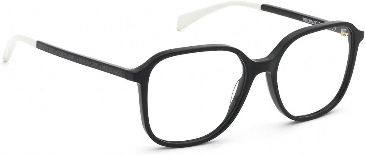 Bril - Eyewear Frames - Mode Accessoire - Vierkante Vorm - 51/16/135 - Shiny Black