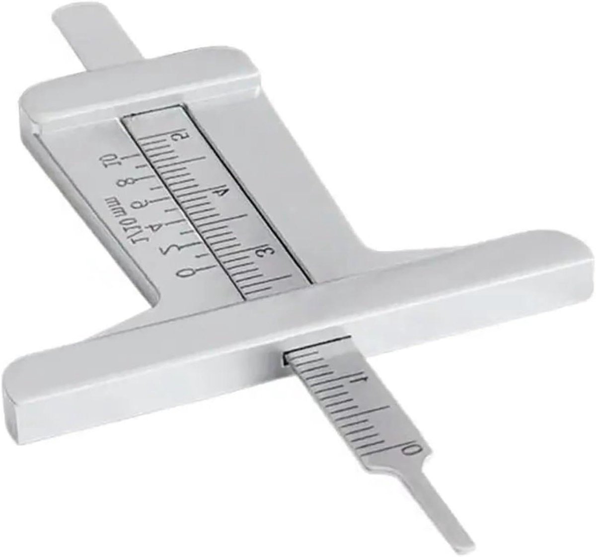 Bandenprofieldieptemeter - Profieldieptemeter Banden - Banden Inspecteren - Roestvrij Staal - 1/32 inch - One Color
