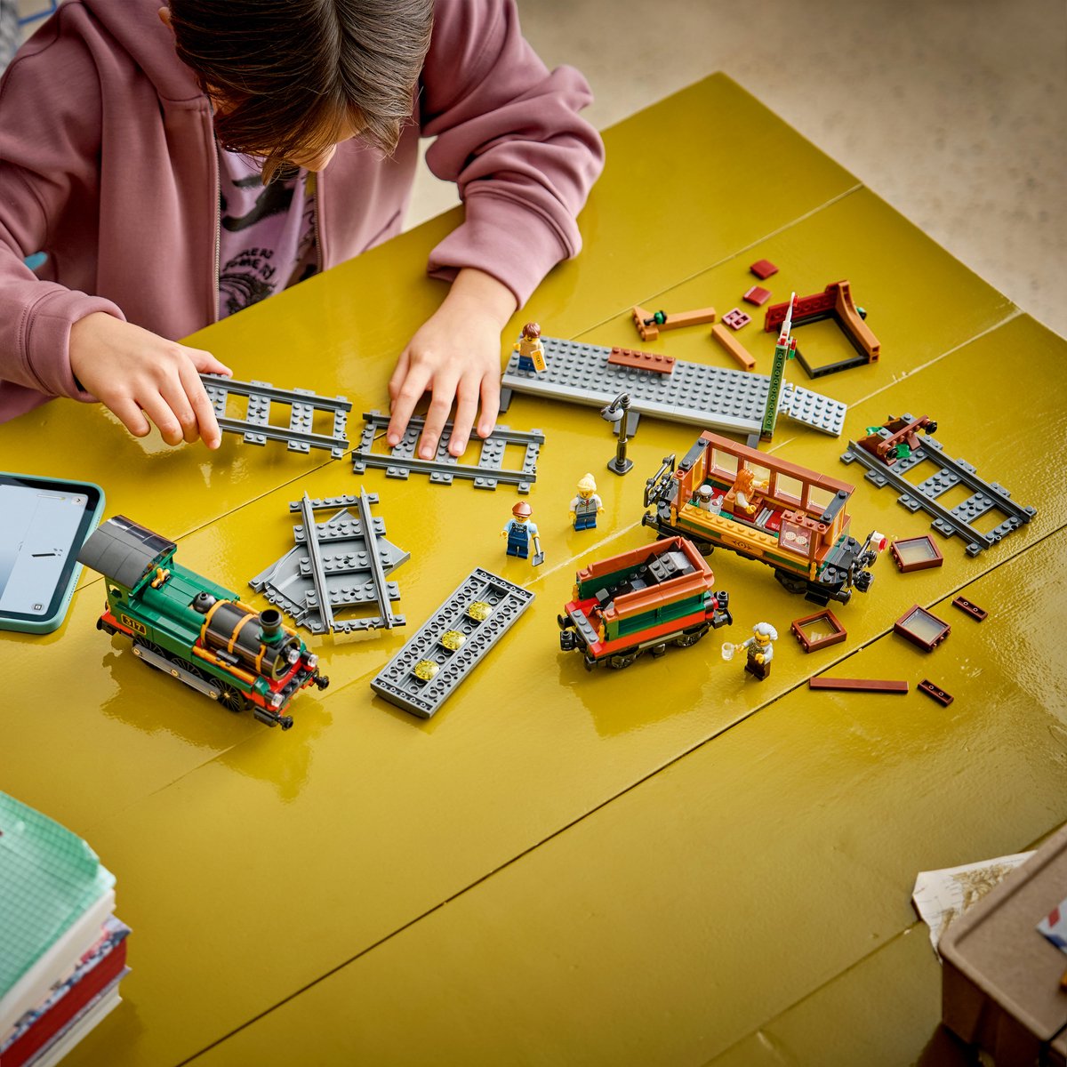 LEGO City Vintage Stoomtrein Trein Speelgoed voor Kinderen van 7 Jaar en Ouder - 60511 — afbeelding 3