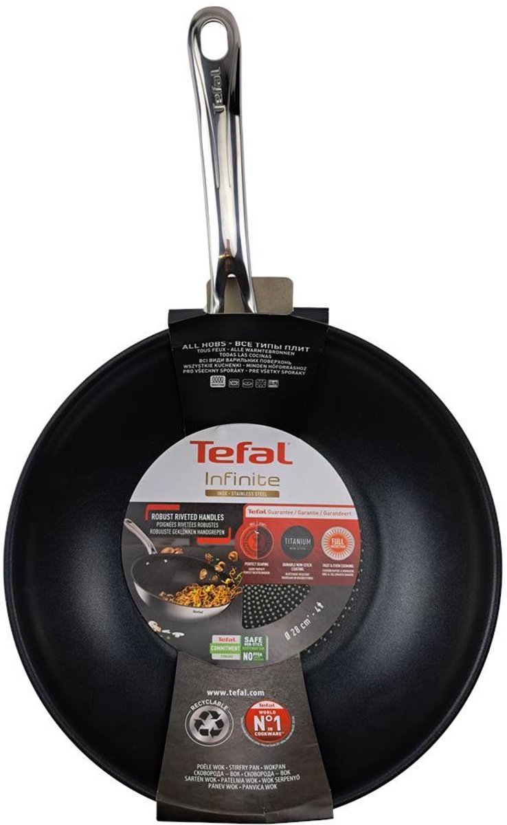 Tefal Infinite Wokpan Ø28cm inductie.
