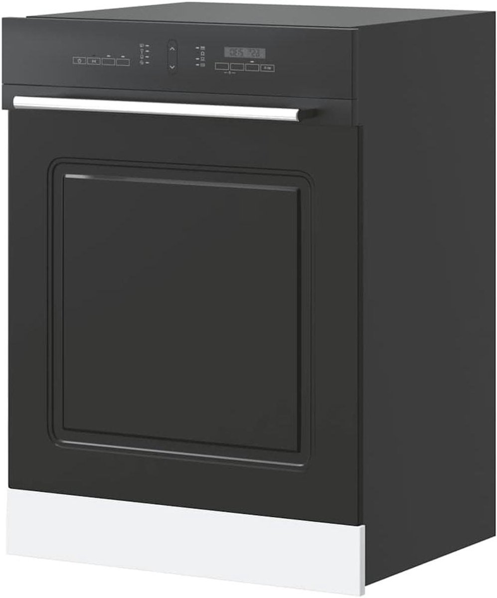 Vaatwasserpaneel - Keukenfront - Keuken Opfrissen - Vochtbestendig Materiaal - Inklapbaar - Zwart
