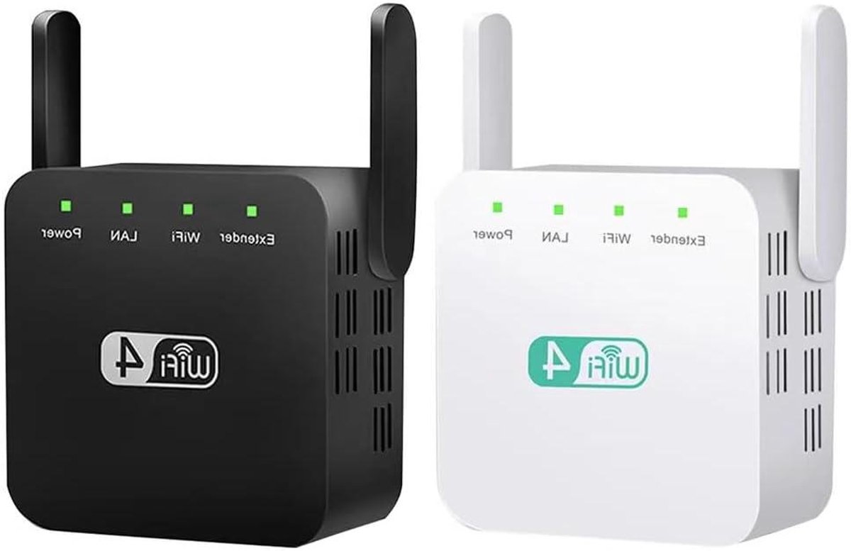 WiFi Booster Extender - Router Repeater - Internetbereik Vergroten - 300 Mbps Snelheid - 9.7 x 8.1 x 7.7 cm
