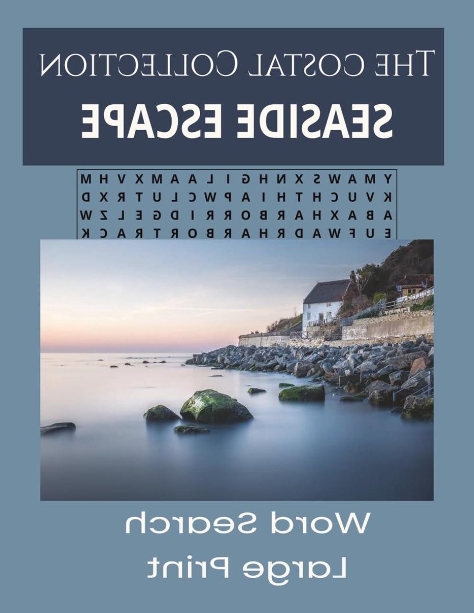 Woordzoeker Kustleven - Puzzelboek Zee - Ontspanning Thuis - Grote Letters - 8.5 x 11 inch - Niet gespecificeerd