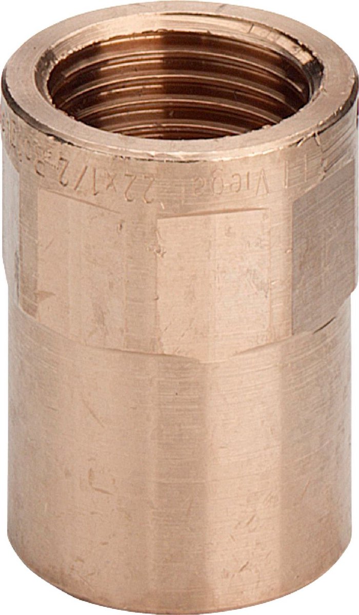 Viega Overgangsstuk, d 42mm, Rp 11/4 roodkoper Model 94270G, 163419