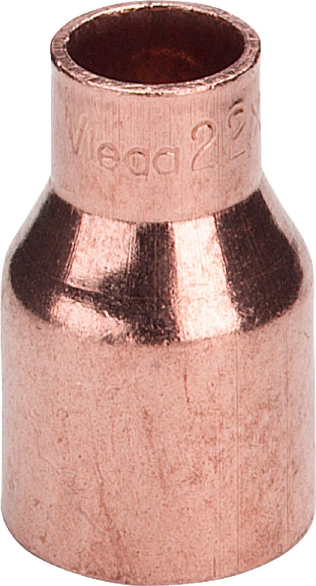 Viega Verloopstuk, d1 42a, d2 15 koper Model 95243, 133313