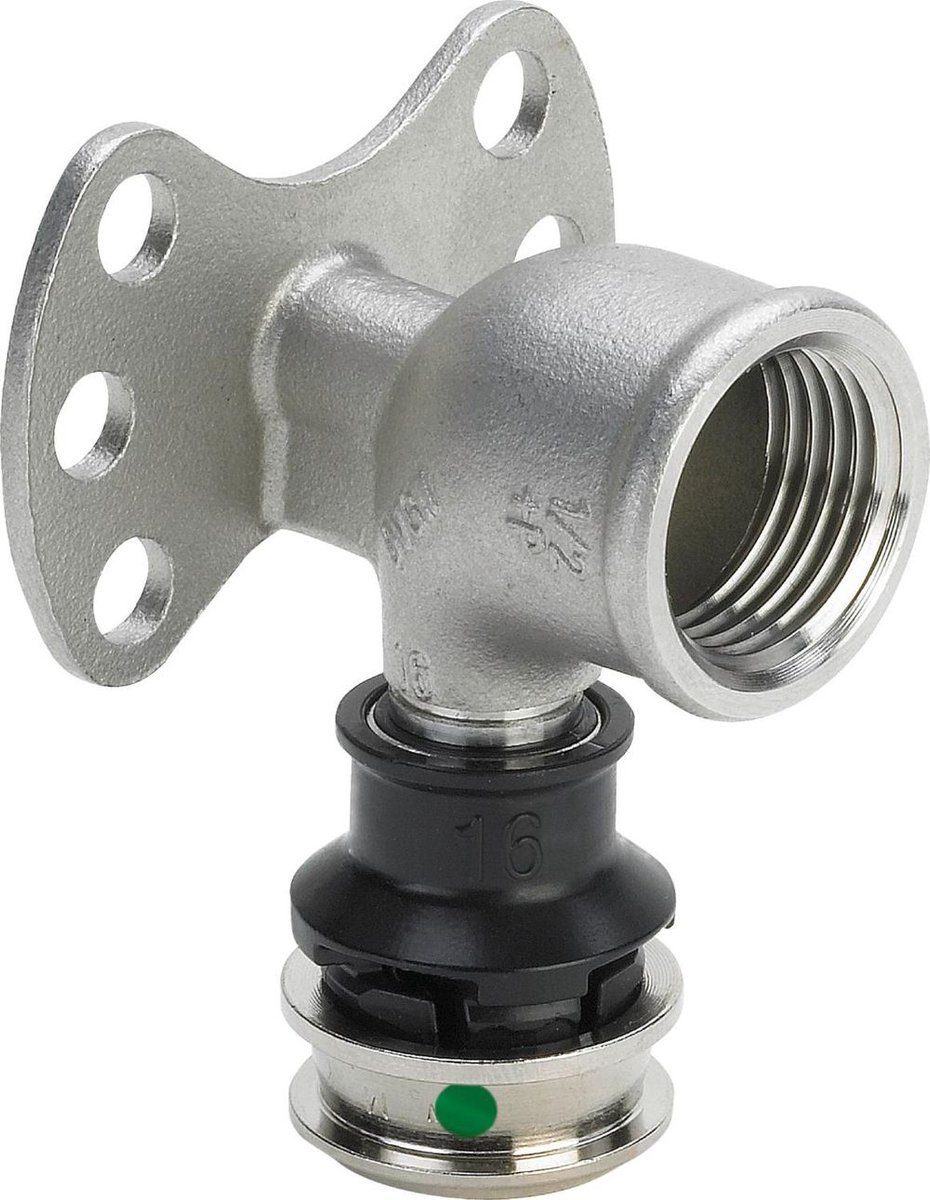 Viega Raxinox-wandschijf, d 20mm, Rp 1/2 roestvrij staal model 4425.5, 724306