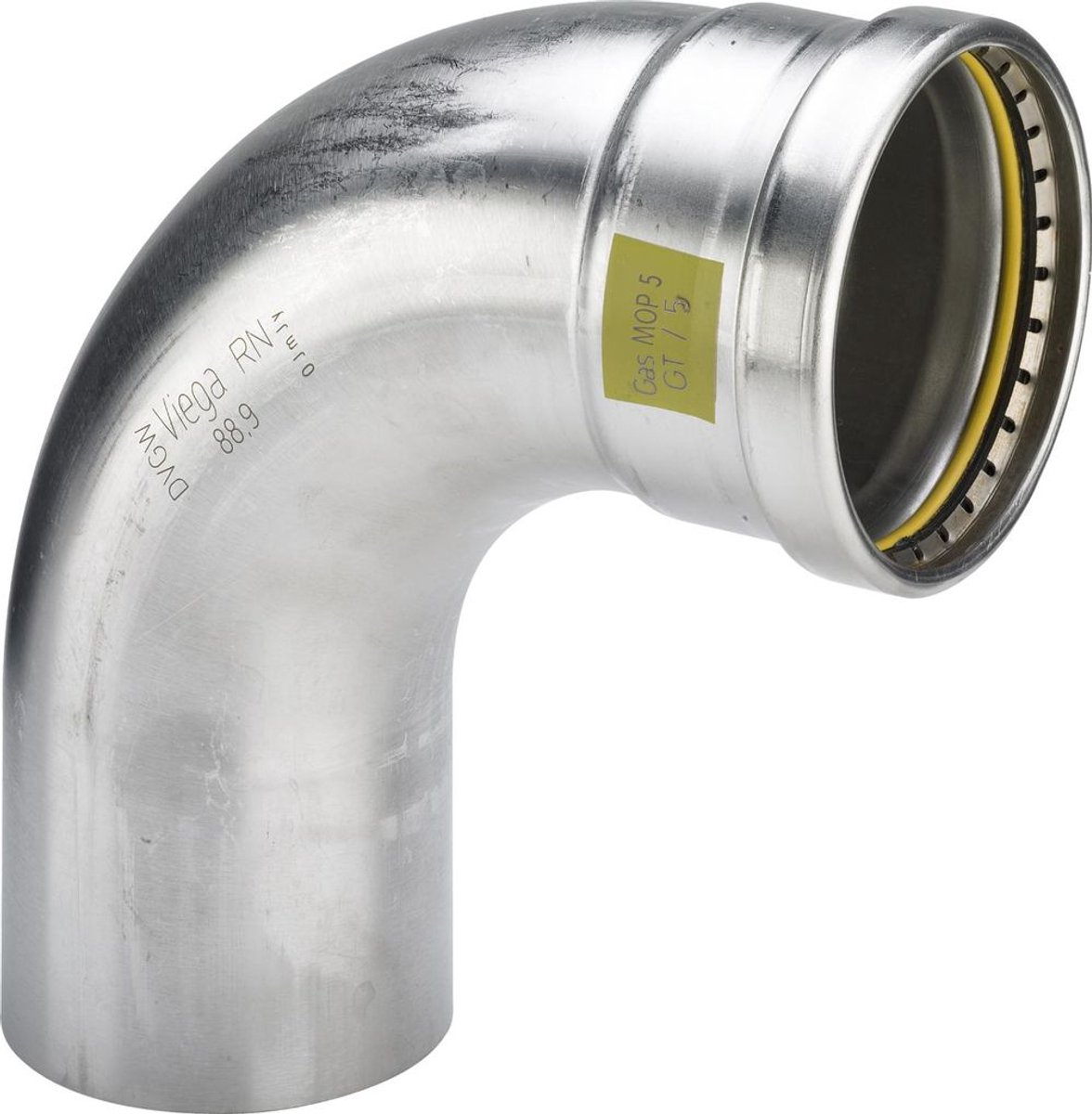 Viega Sanpress Inox G XL-bocht 90 graden, d 64,0mm roestvrij staal model 0216.1XL, 577513