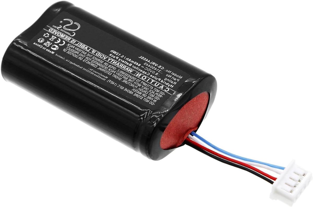 Batterij - Vervangende accu - Voertuig starten - Hoge capaciteit - 640mAh - Zwart