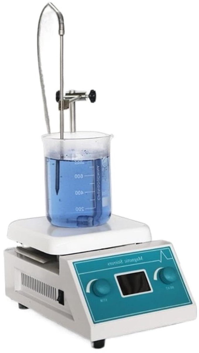 Magnetische Roerder - Digitale Roerder - Laboratorium Onderzoek - Temperatuurregeling - 170x170mm Studio - Zwart