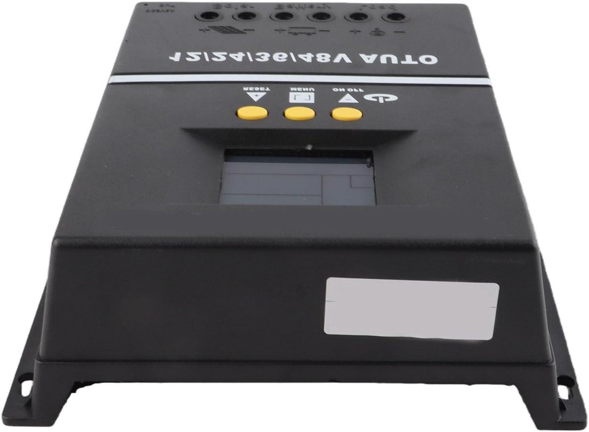 Zonnelaadcontroller - MPPT Regelaar - Energiebeheer - Dubbele USB poorten - 60A Nominale Stroom - Zwart