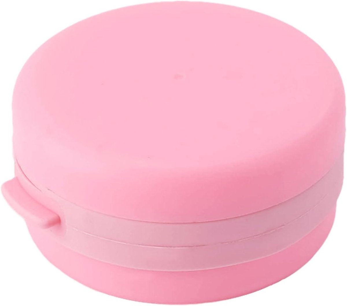 Siliconen Bodyscrub - Doucheborstel - Huidreiniging Massage - Ingebouwde Zeepdispenser - 9 x 9 x 9 cm - Blauw