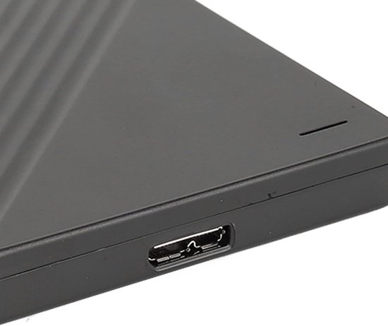 Externe Harde Schijf - Draagbare Opslag - Bestanden Opslaan - Ultradun Aluminium Paneel - 1 TB - Zwart — afbeelding 5