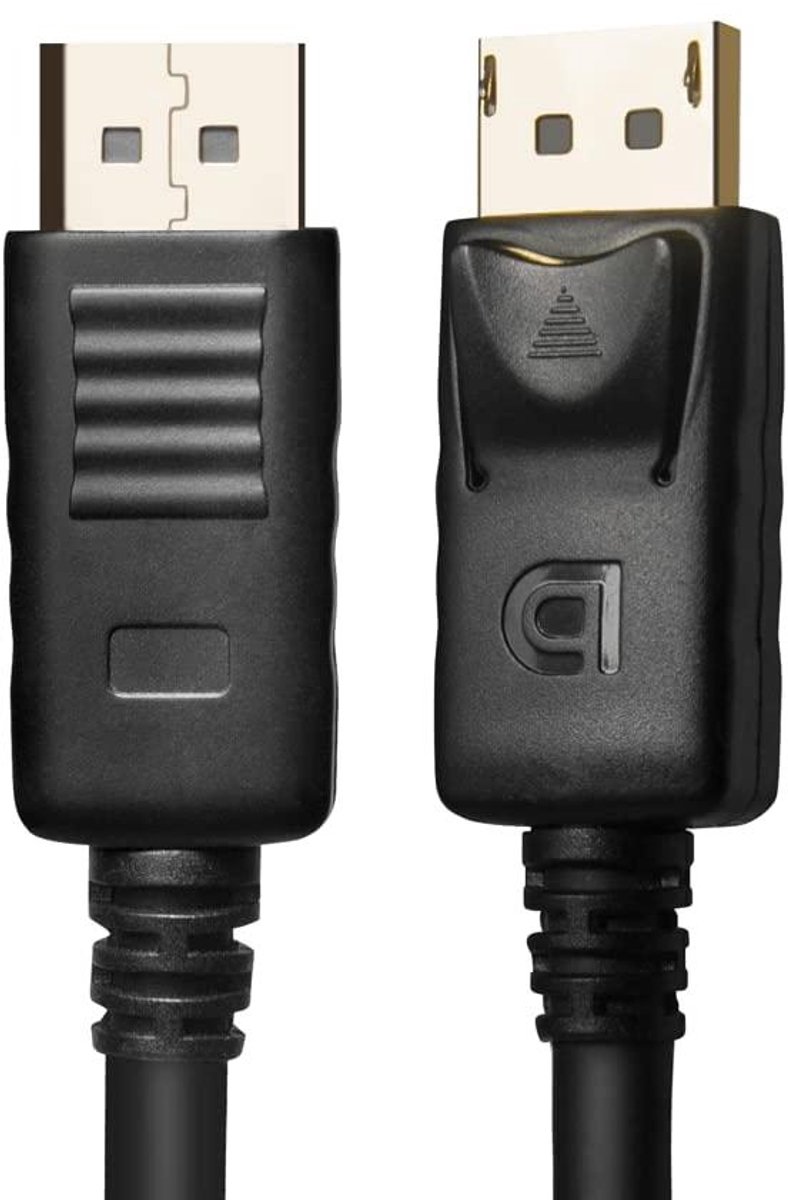 DisplayPort Kabel - DP Kabel - Beeld Overzetten - 4K Resolutie Ondersteuning - 3 Meter - Zwart