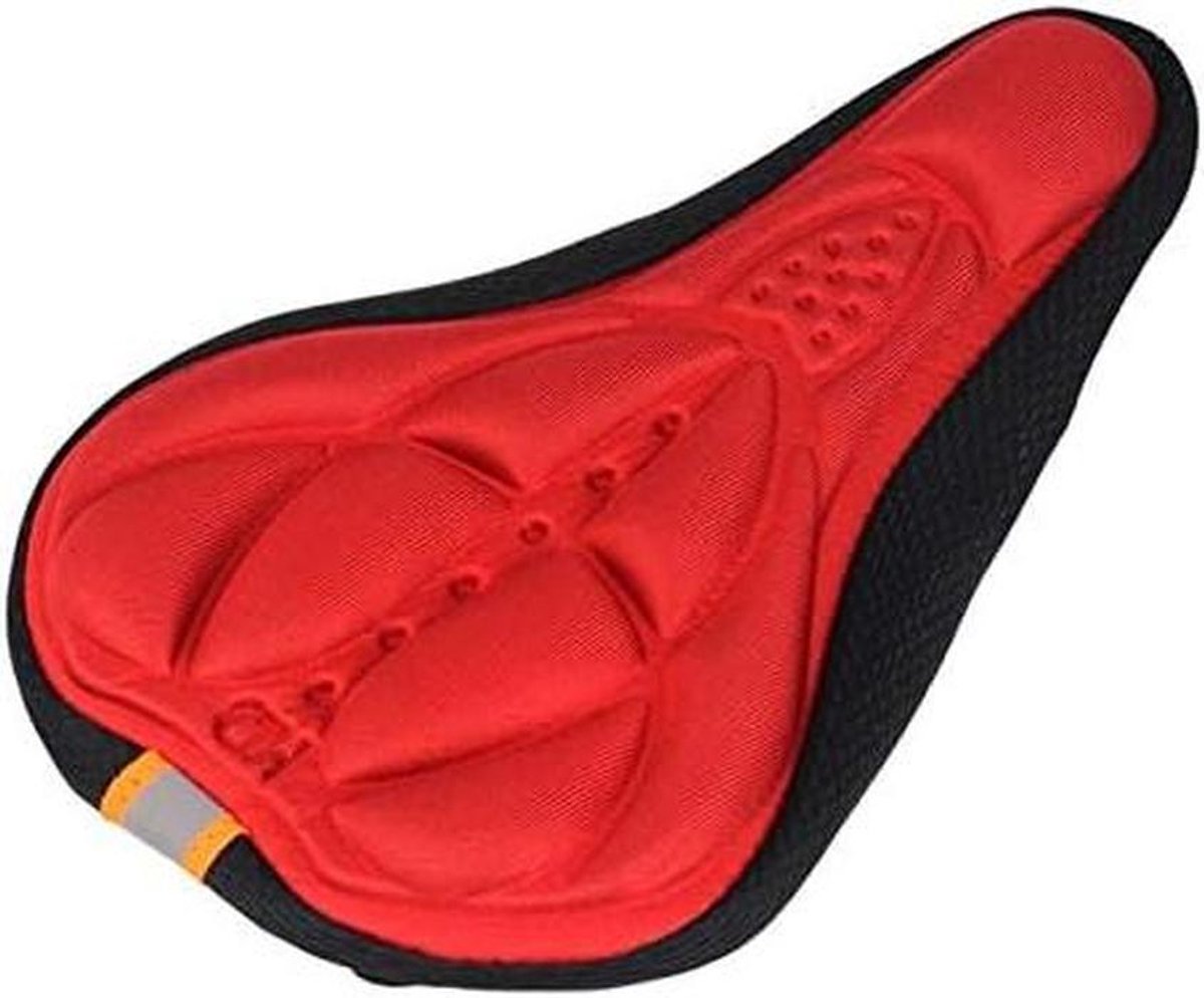 Fietszadel Kussen - Zachte Fietszit - Comfortabel Fietsen - 3D Gel Pad - 28x17cm - Blauw