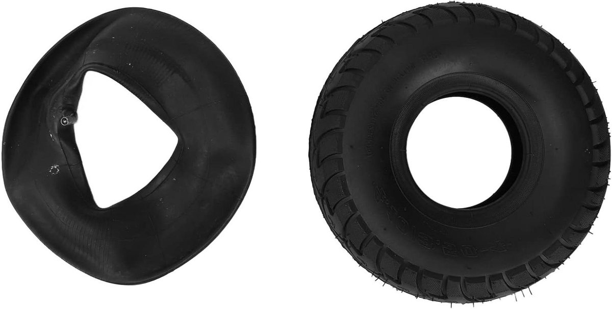 Luchtbanden Binnenbanden - Steekwagen Banden - Materiaal Transport - Butylrubber Schokabsorptie - 10 Inch - Zwart