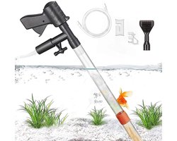 5 in 1 krachtige zuig Aquarium Vacuüm Cleaner - Grind Cleaner - Syphon Geïntegreerde Vis Tank - Zand Wasmachine - Handmatige Waterfilter Pomp voor Aquarium Accessoires