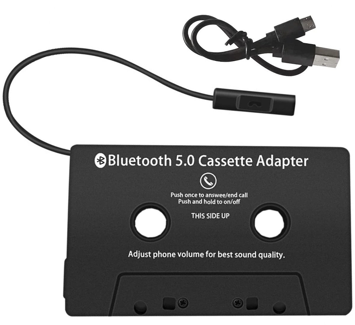 Bluetooth Cassette-Adapter voor Auto en Huis met 3,5 mm Jack