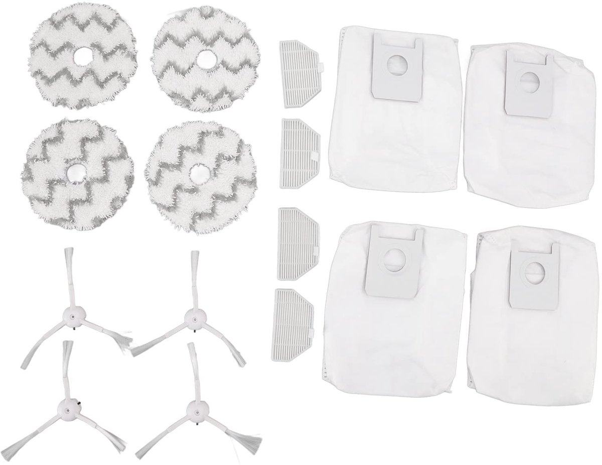 SPHProducts - Stofzak Filter Rag Side B Set - Robotstofzuiger accessoires - Eenvoudig te installeren - Allergiefilter - Geschikt voor SDJ06RM - 24,...