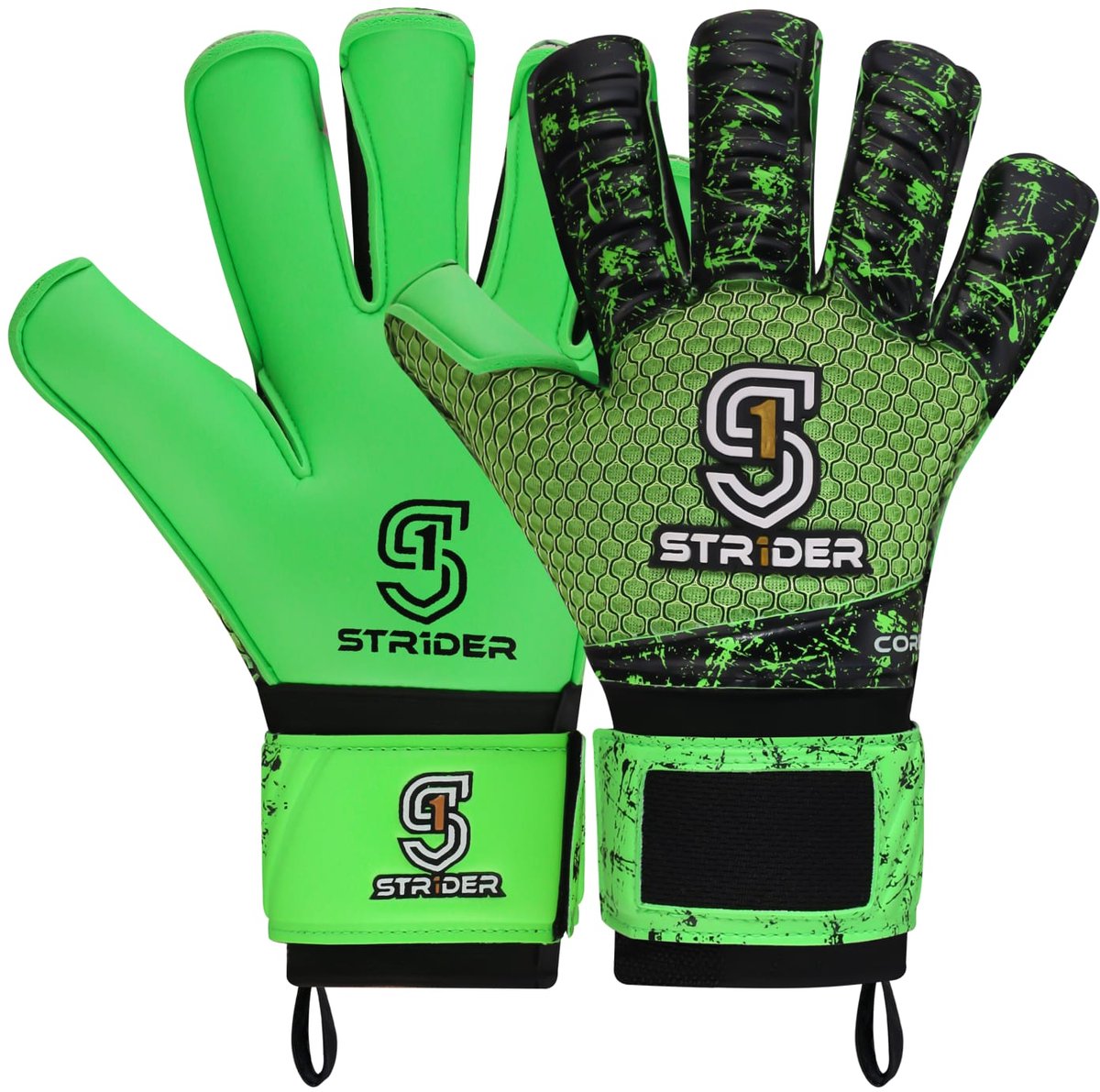 Str1der Core keepershandschoen | Groen | Maat 10