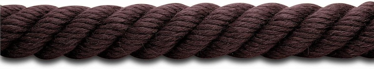 Touw - Veiligheidskoord - Rolstoel Oprit - Lichtgewicht Materiaal - 32 mm 20 Meter - Bruin