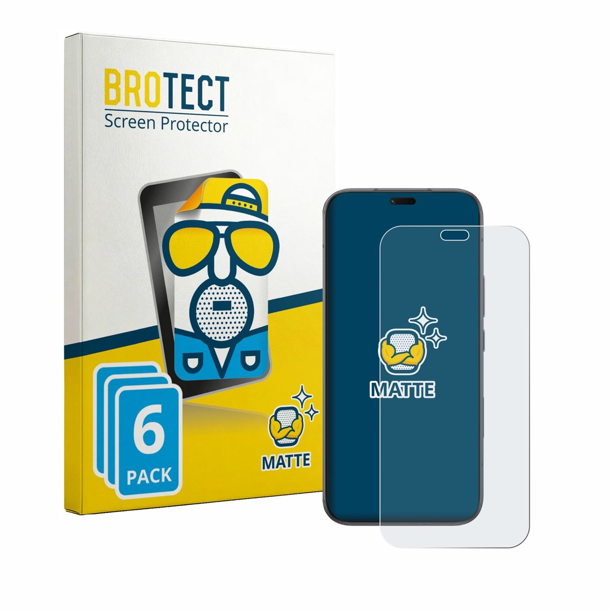 BROTECT - Screenprotector voor Honor X80i - Folie Beschermfolie matte 6 Stuks