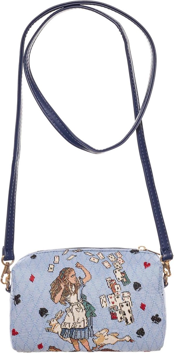 Kleine Schoudertas - Heuptas Pouch - Dagelijkse Essentials Dragen - Bloemen en Tuin Design - 22 cm Lengte - Multicolor