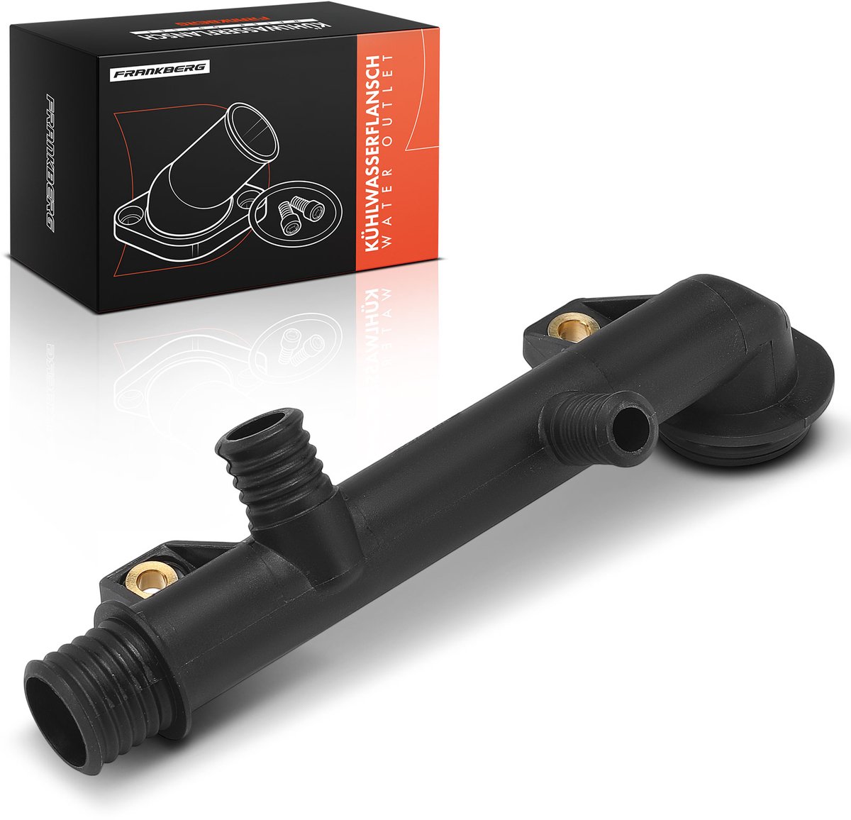 Frankberg 1x Koelwaterflens voor BMW 3er E30 E36 5er E34