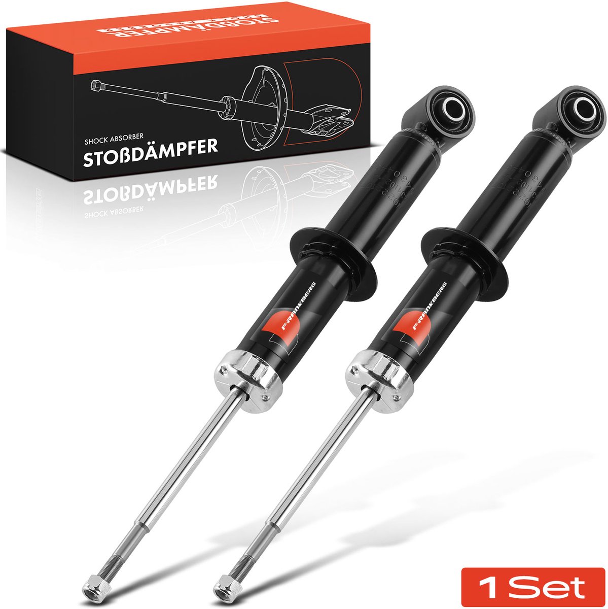 Frankberg 2x Schokdemper Achteras voor MINI