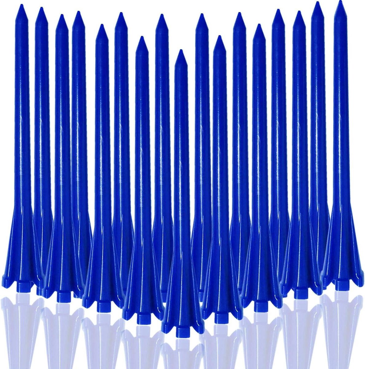 Golf Tees Plastic - Golf Accessoires - Stabiliteit Bal - Onbreekbaar Polymeer - 50 Stuks - Gemengd