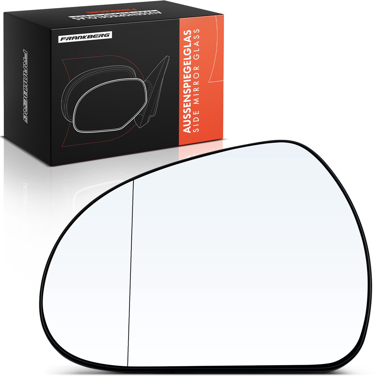 Frankberg 1x buitenspiegelglas links voor Peugeot