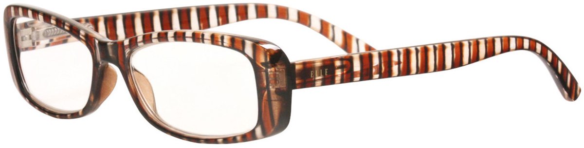 Leesbril-Elle-charmant-EL15947-Striped Orange-+2.00