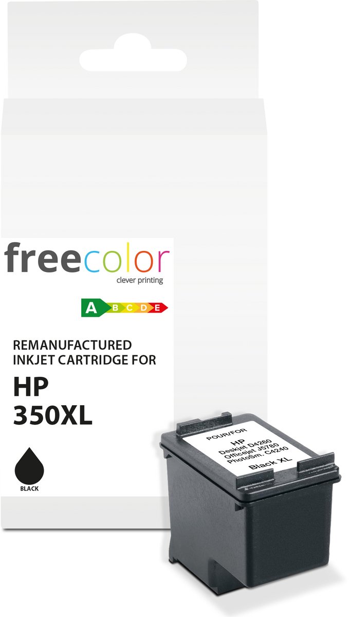 HP 350XL - FREECOLOR - HC- Black 32ml