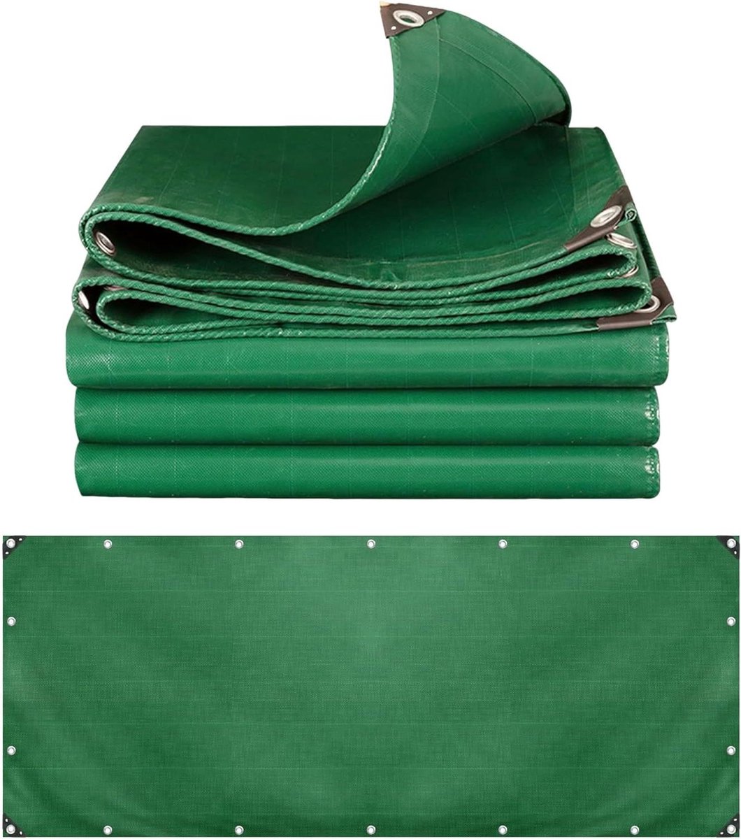 Waterdichte Tarp - Dik Zeildoek - Tuin en Kamperen - Scheurbestendig PVC - 0.5x28 m - Groen