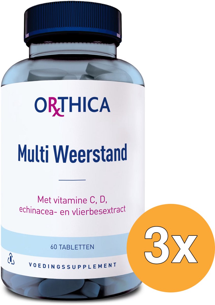 3x Orthica Multi Weerstand (60 tabletten)