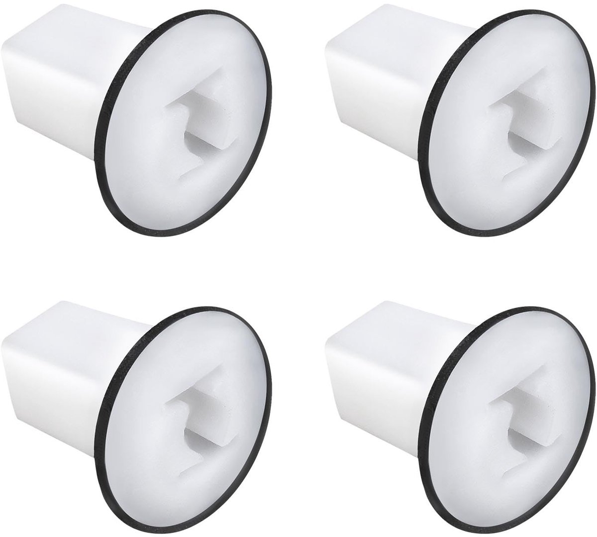Dailygoods - Dailygoody - Achterlamp Retainer Clips - Vervangingsonderdelen - Eenvoudige installatie - Wit - Duurzaam - Compatibel met Ford Focus MK2 - 2004-2011