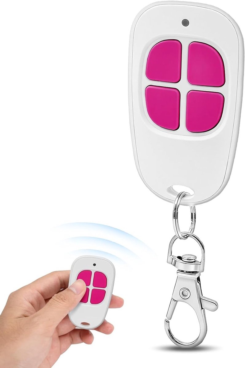 Handzender voor SCS Sentinel, 433.92 MHz, 4 Kanalen, Draadloze Afstandsbediening, Geschikt voor Beveiligingssystemen, 1 Stuk