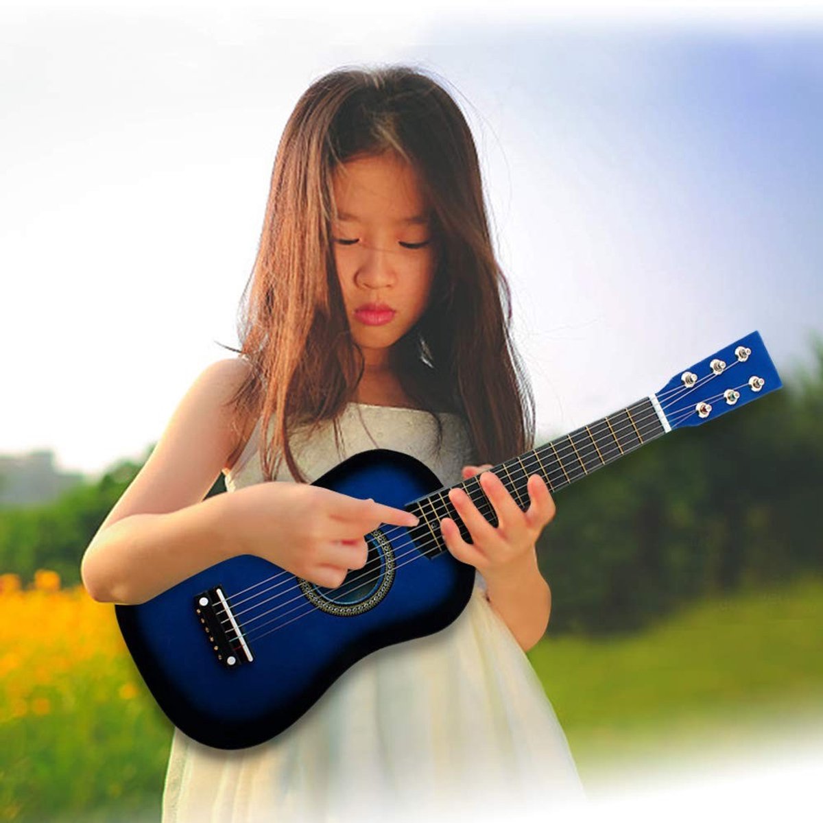 Dailygoods - Dailygoody - Ukelele 21 inch - Kindergitaar - Lichtgewicht en duurzaam - Geschikt voor kinderen en volwassenen - Stimuleert muzikaal talent - Ideaal v...